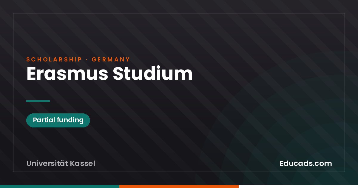 Erasmus Studium scholarship