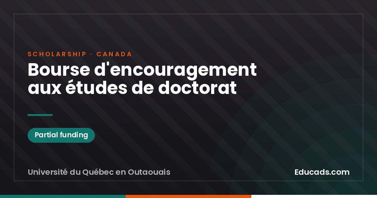 Doctoral Studies Encouragement Scholarship scholarship