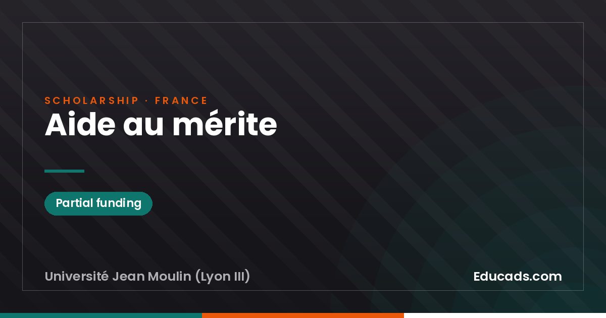 Aide au mérite scholarship