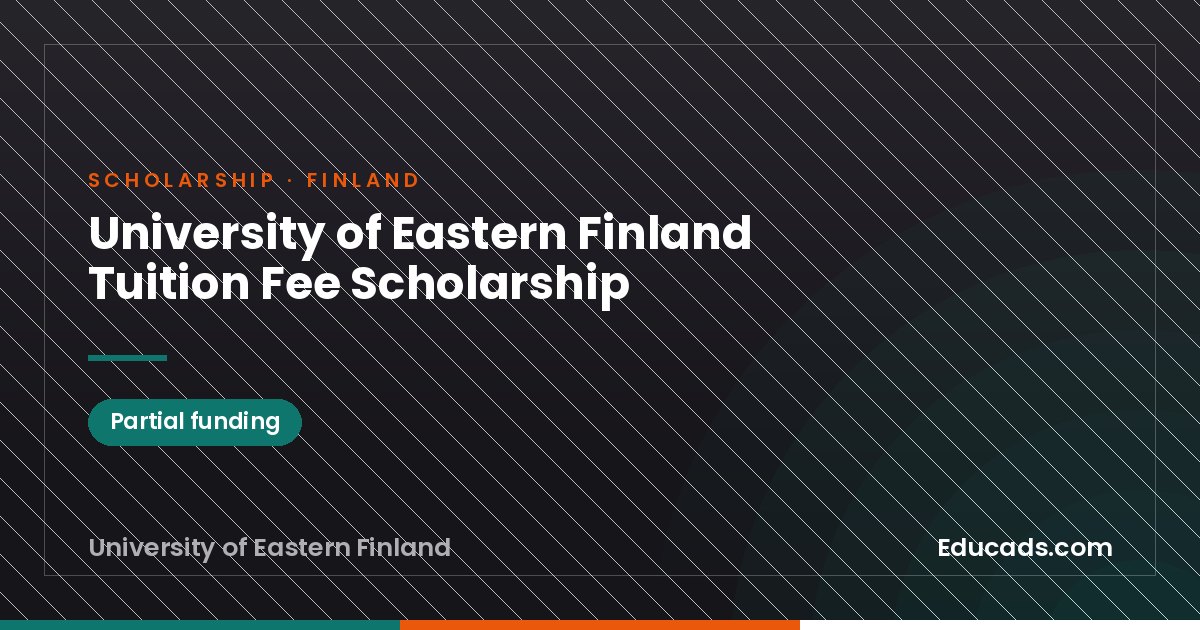 University of Eastern Finland Tuition Fee Scholarship scholarship