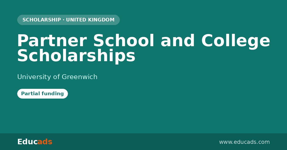 Partner School and College Scholarships scholarship