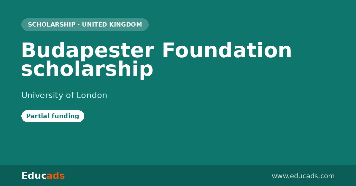 Budapester Foundation scholarship scholarship