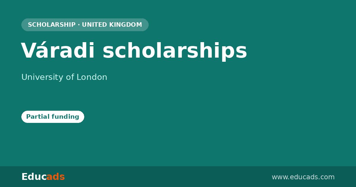 Váradi scholarships scholarship