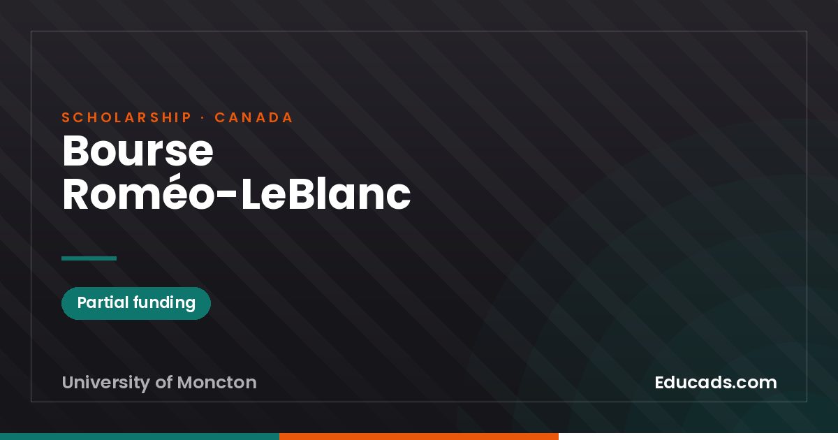 Roméo-LeBlanc Scholarship scholarship