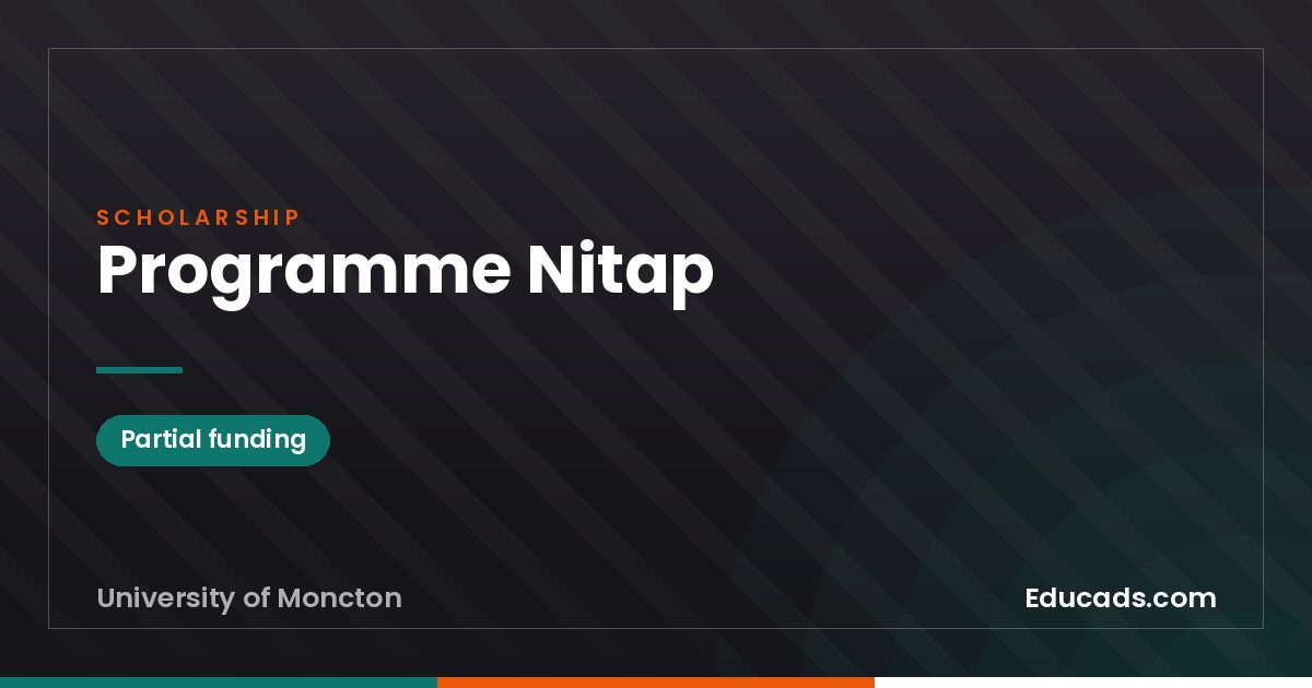 Programme Nitap scholarship