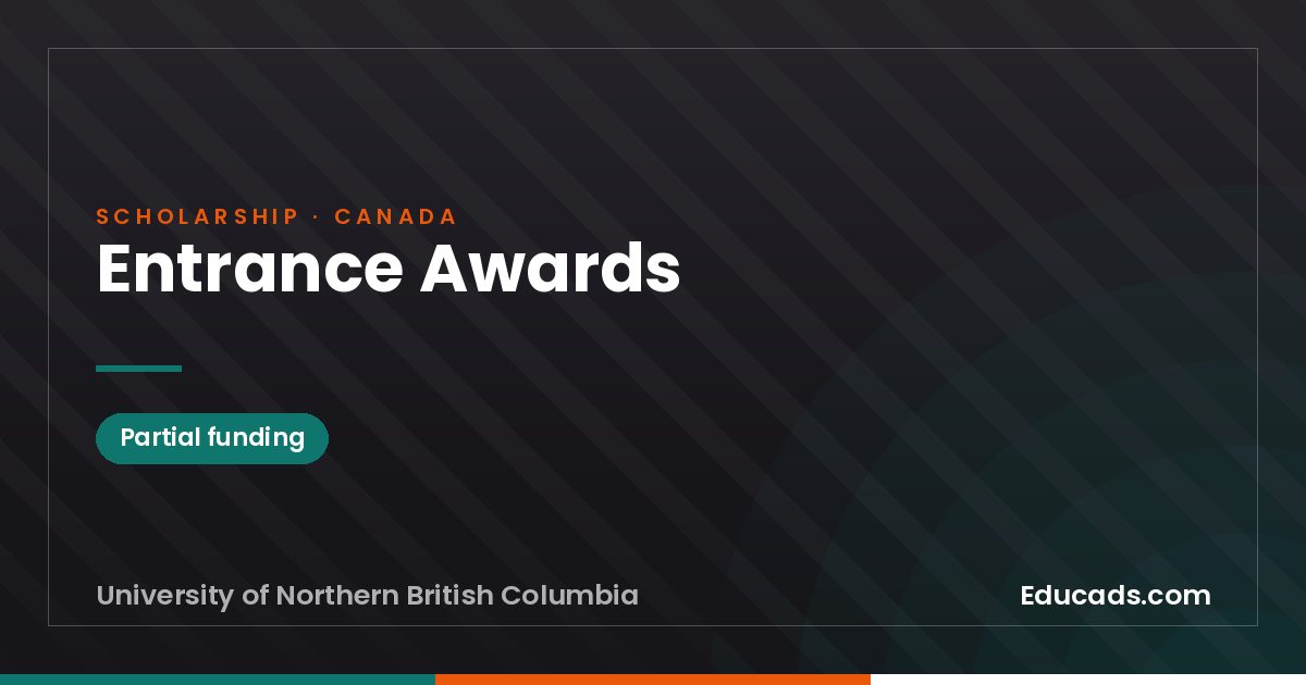 Entrance Awards scholarship