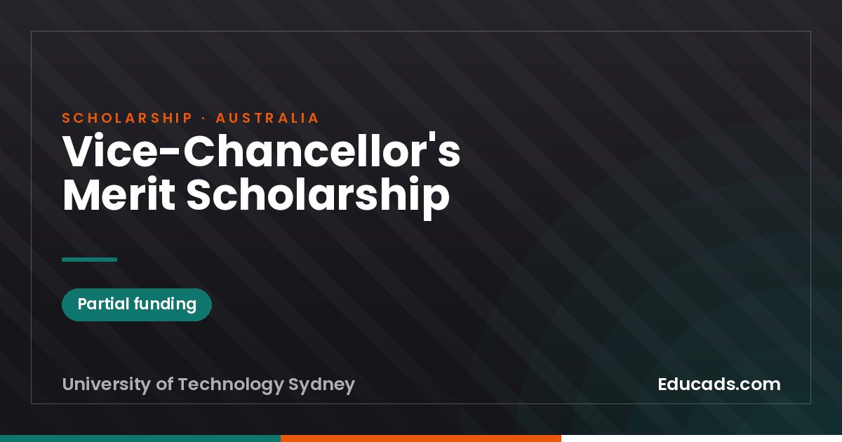 Vice-Chancellor's Merit Scholarship scholarship