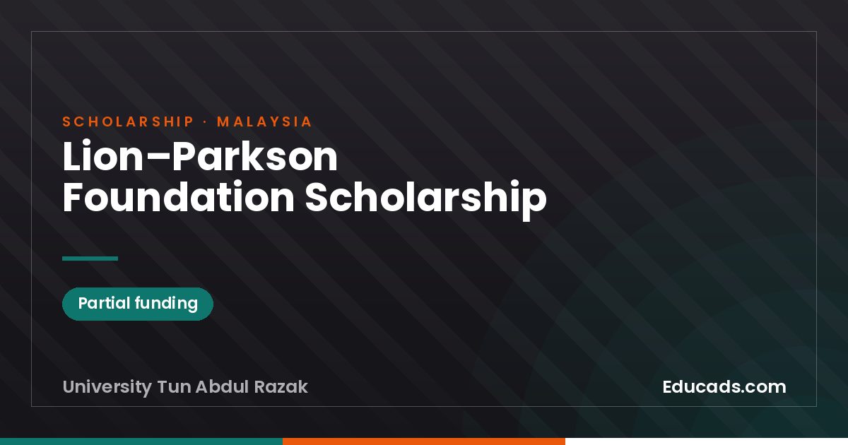 Lion–Parkson Foundation Scholarship scholarship