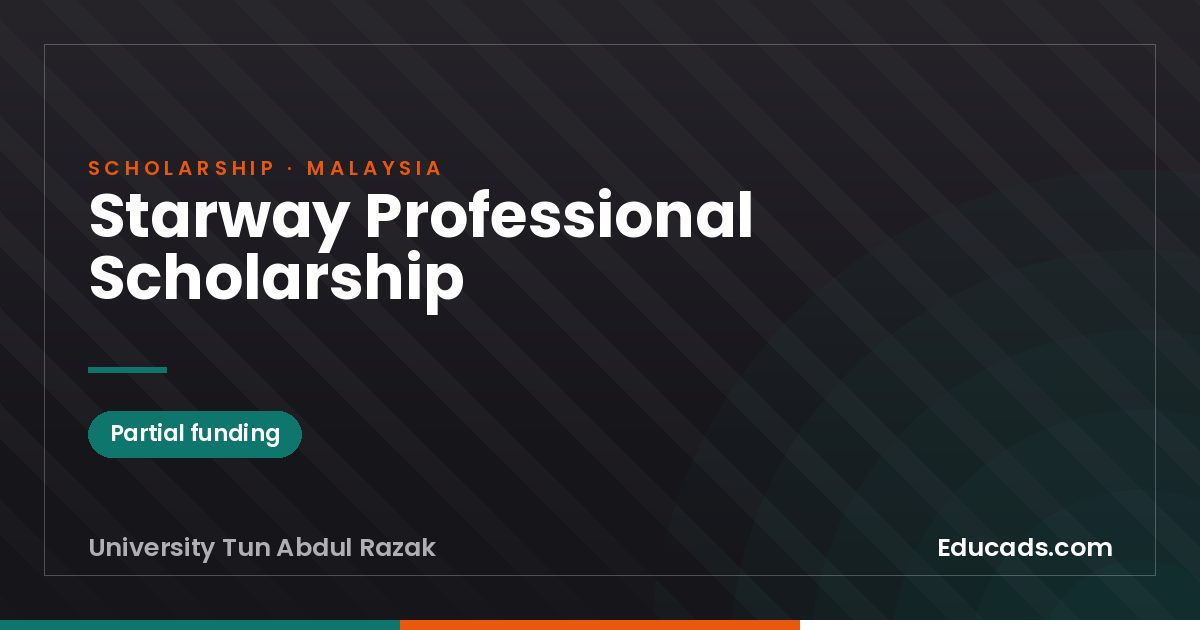 Starway Professional Scholarship scholarship
