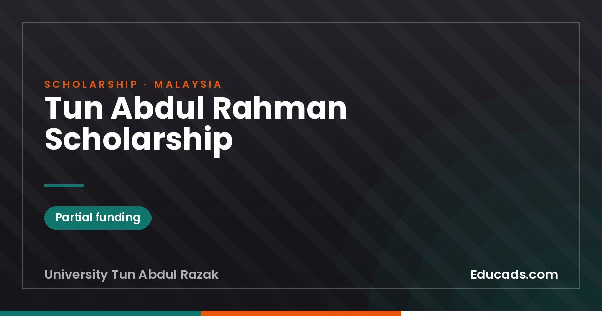 Tun Abdul Rahman Scholarship scholarship
