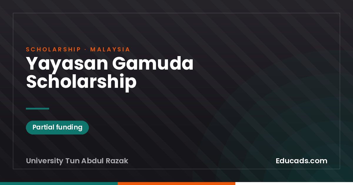 Yayasan Gamuda Scholarship scholarship