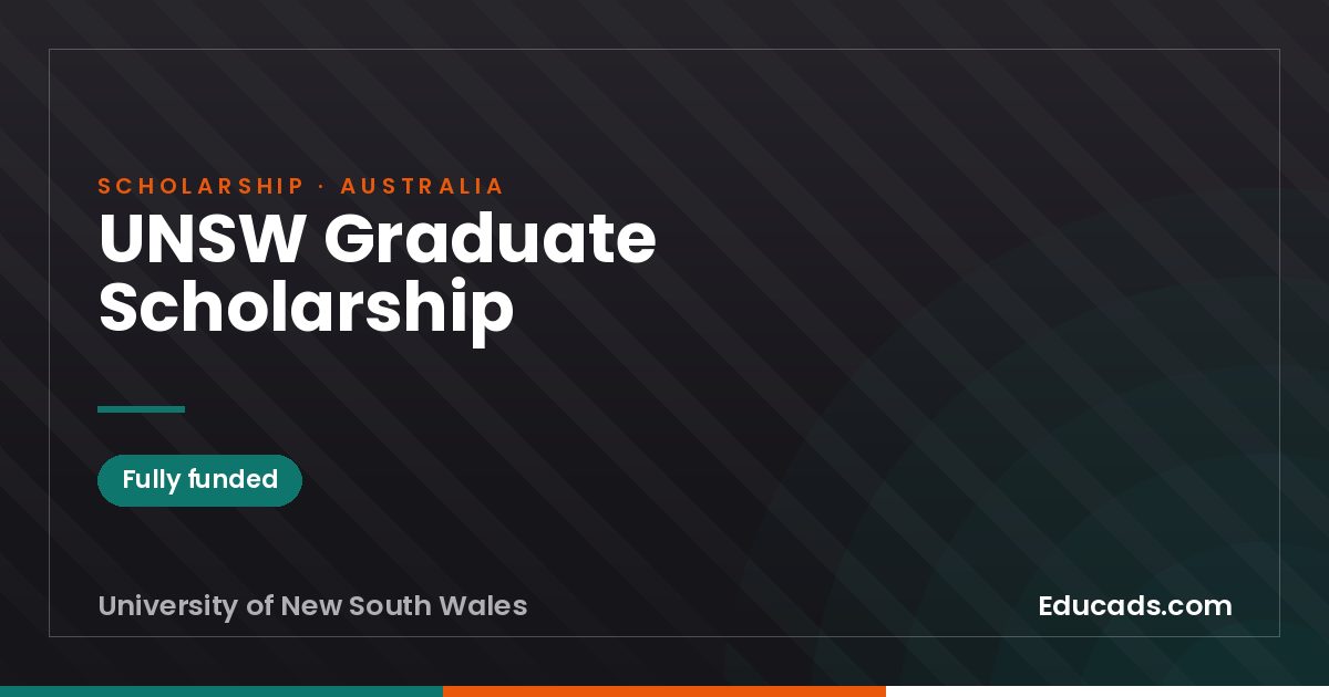 UNSW Graduate Scholarship scholarship