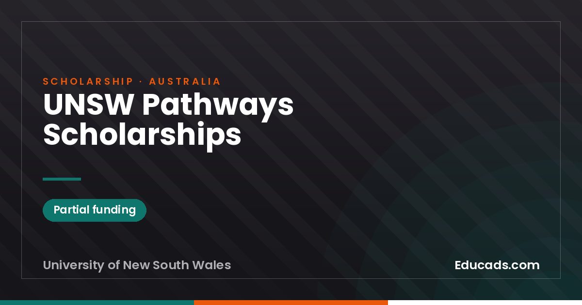 UNSW Pathways Scholarships scholarship