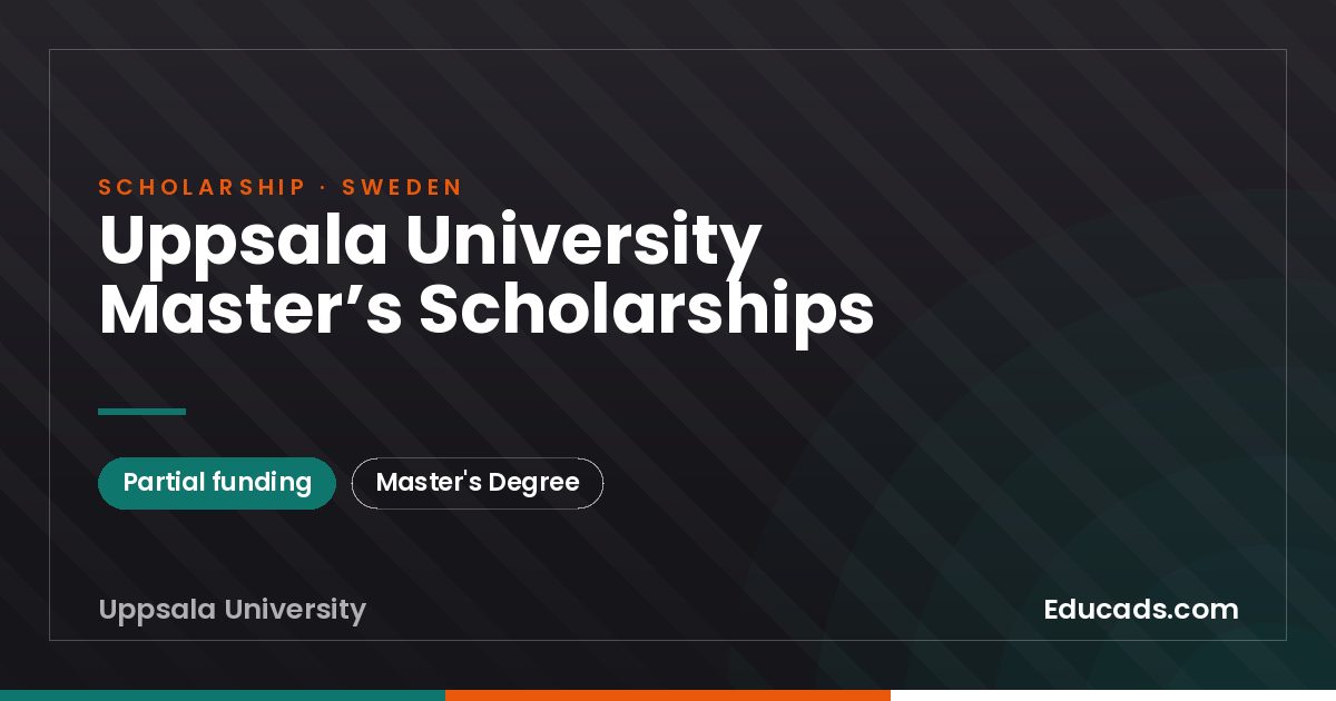 Uppsala University Master’s Scholarships scholarship