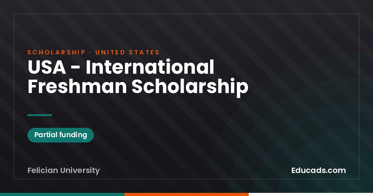 USA - International Freshman Scholarship scholarship