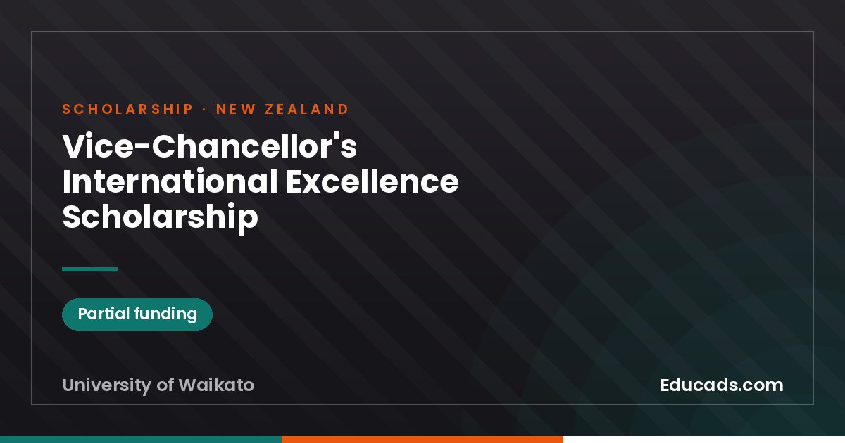 Vice-Chancellor's International Excellence Scholarship scholarship