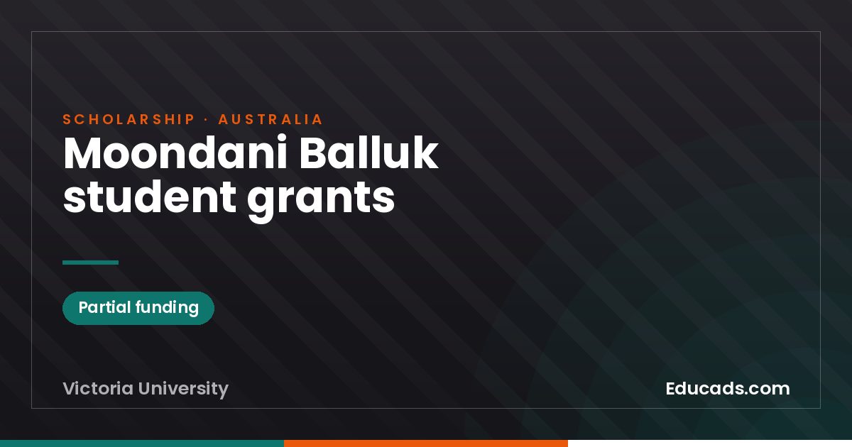 Moondani Balluk student grants scholarship