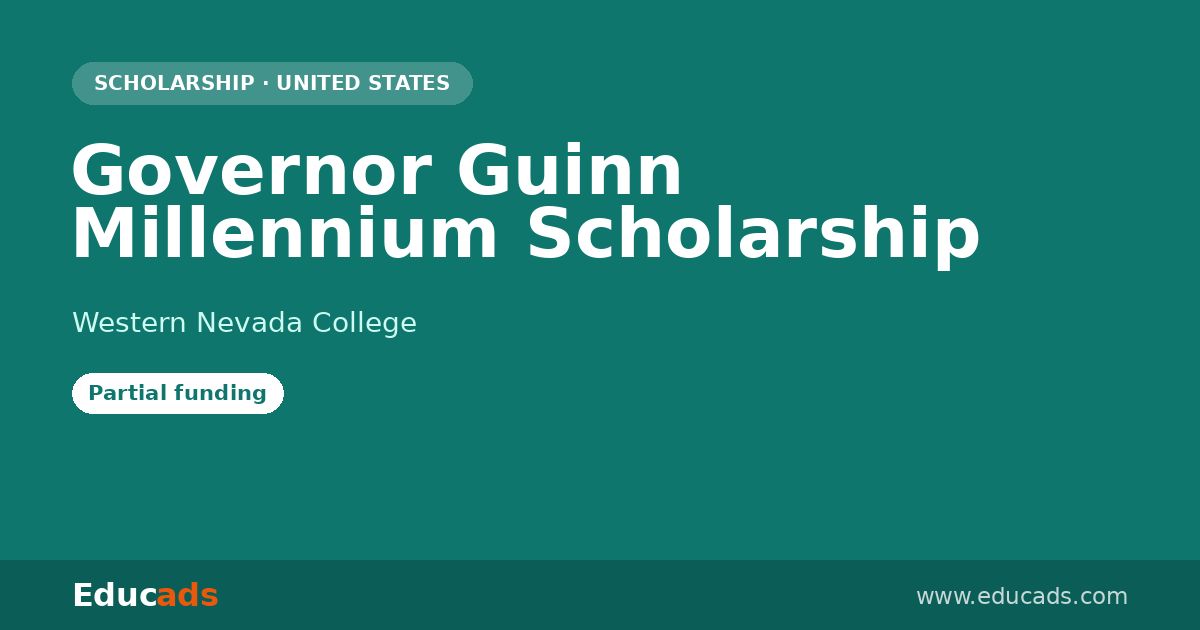 Governor Guinn Millennium Scholarship scholarship