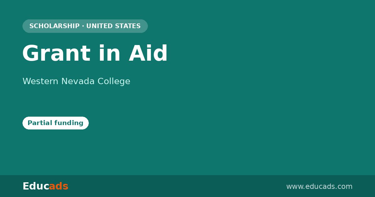 Grant in Aid scholarship