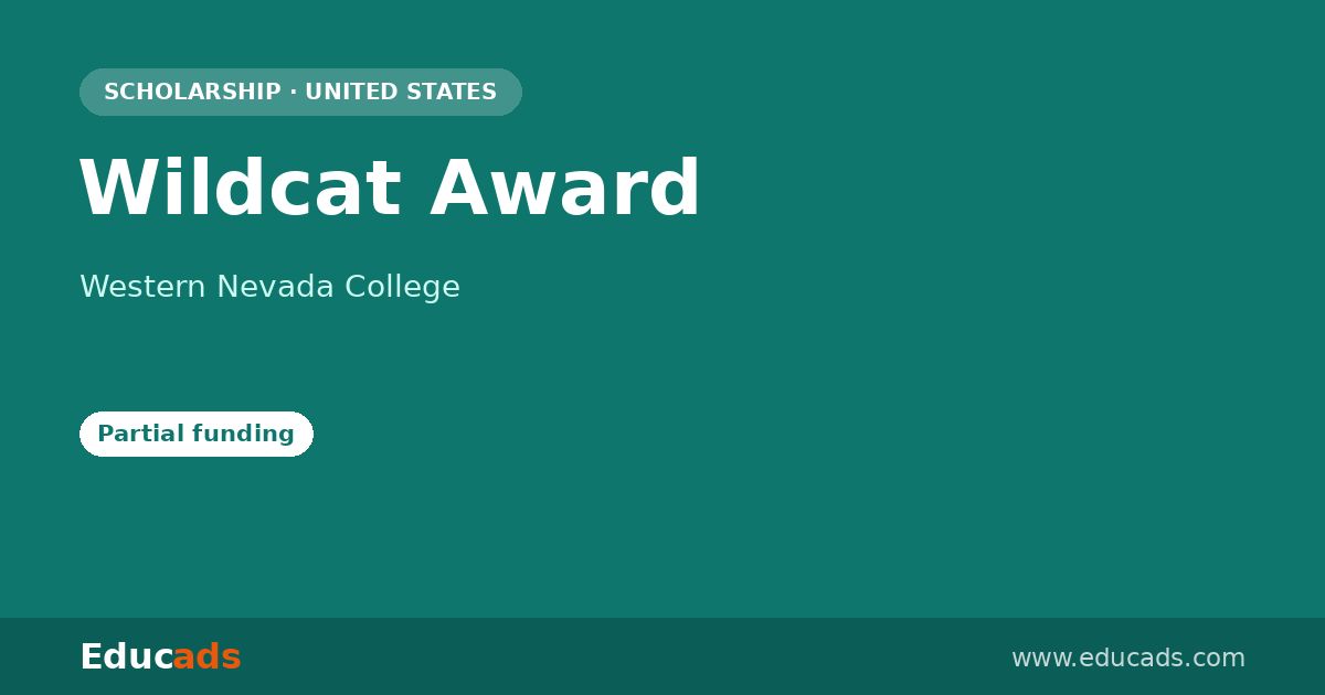Wildcat Award scholarship