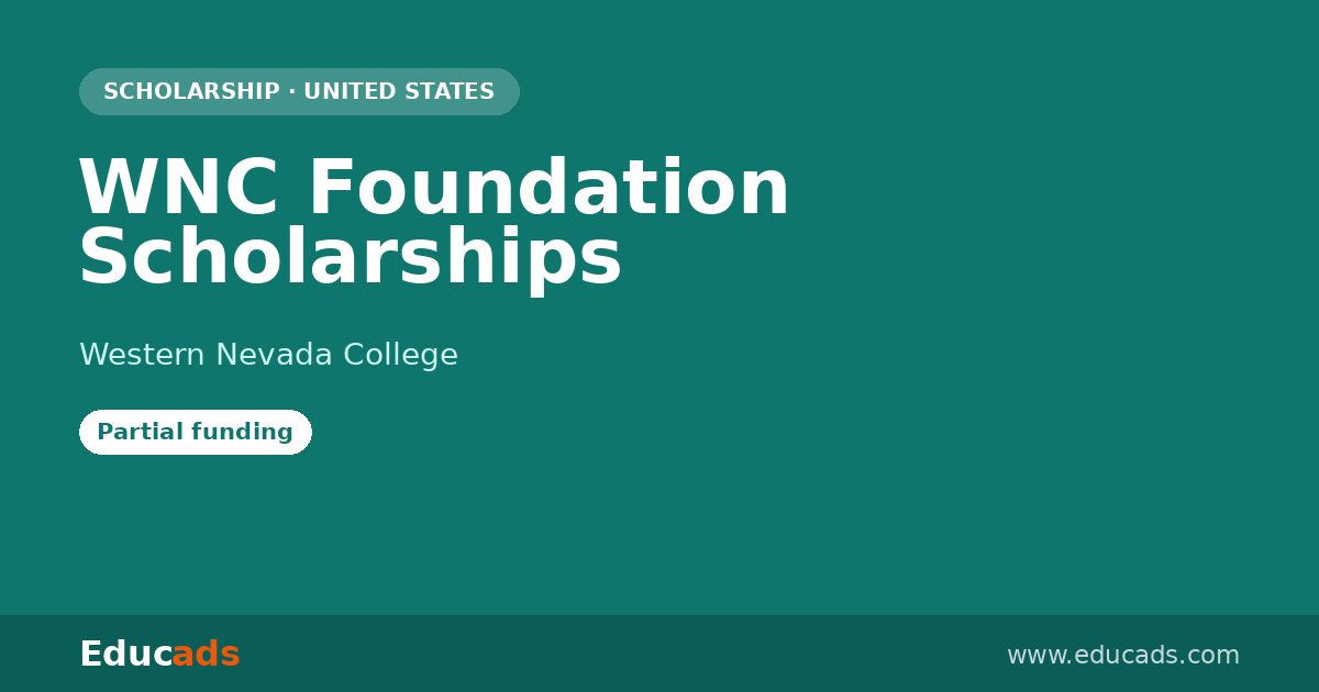 WNC Foundation Scholarships scholarship