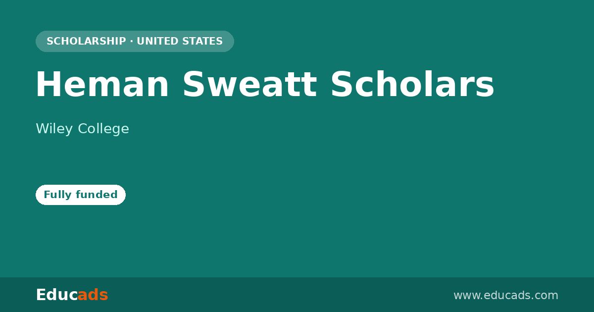 Heman Sweatt Scholars scholarship