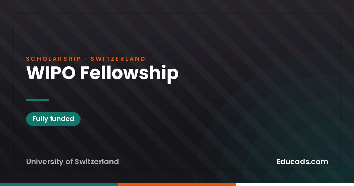 WIPO Fellowship scholarship