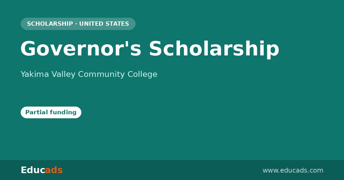 Governor's Scholarship scholarship