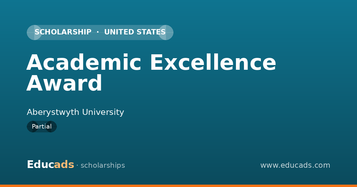 Academic Excellence Award scholarship