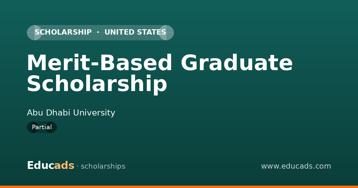 Merit-Based Graduate Scholarship scholarship