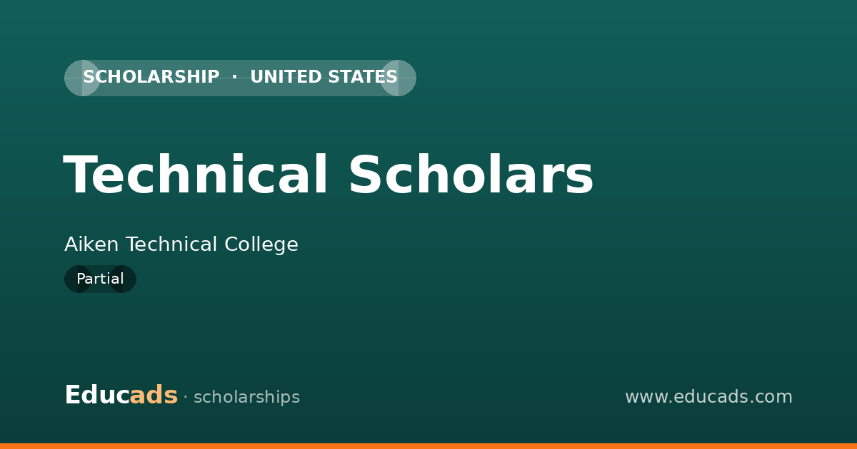 Technical Scholars scholarship