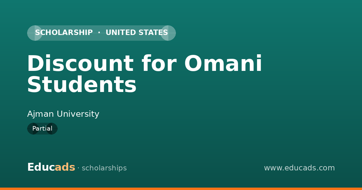 Discount for Omani Students scholarship