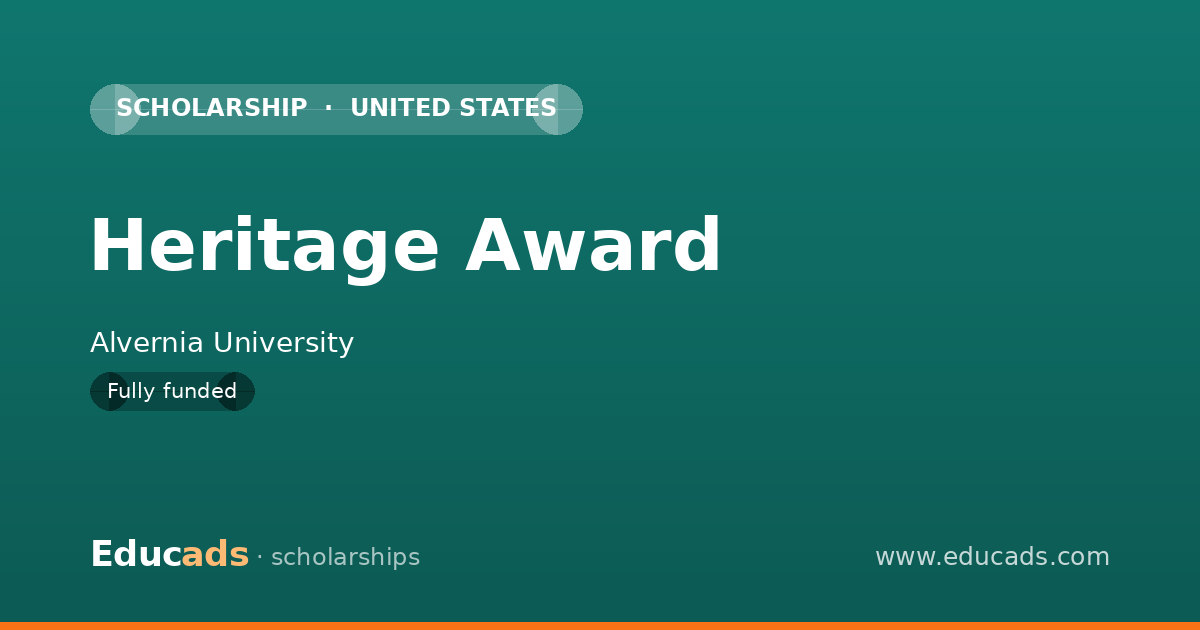 Heritage Award scholarship