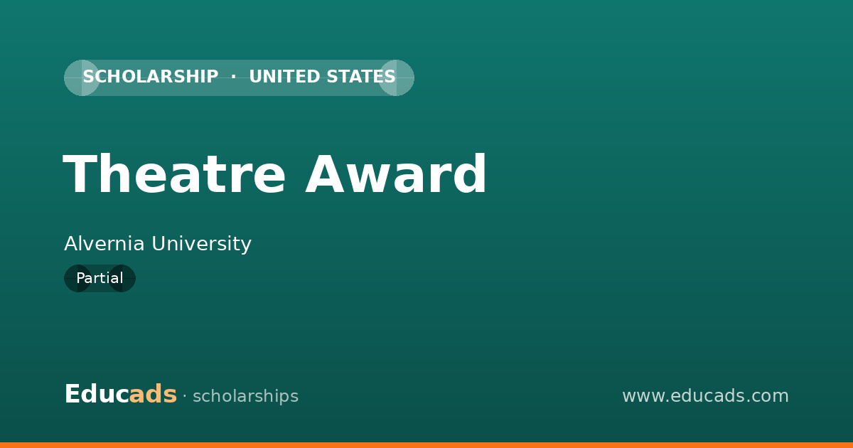 Theatre Award scholarship