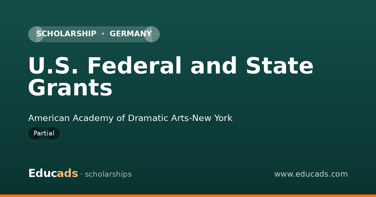 U.S. Federal and State Grants scholarship