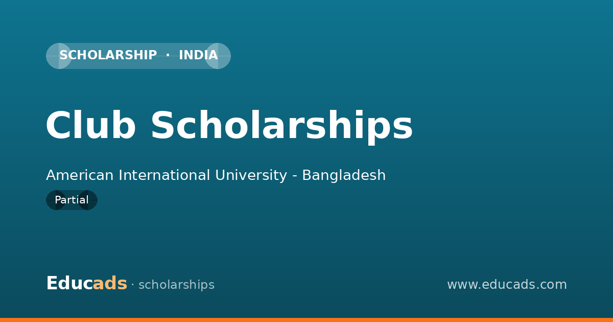 Club Scholarships scholarship