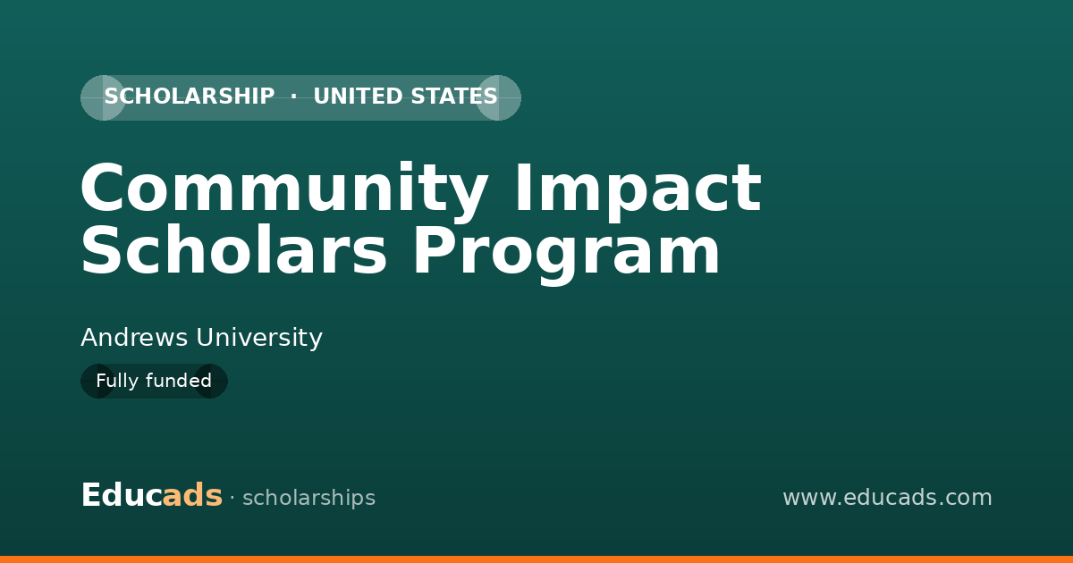 Community Impact Scholars Program scholarship