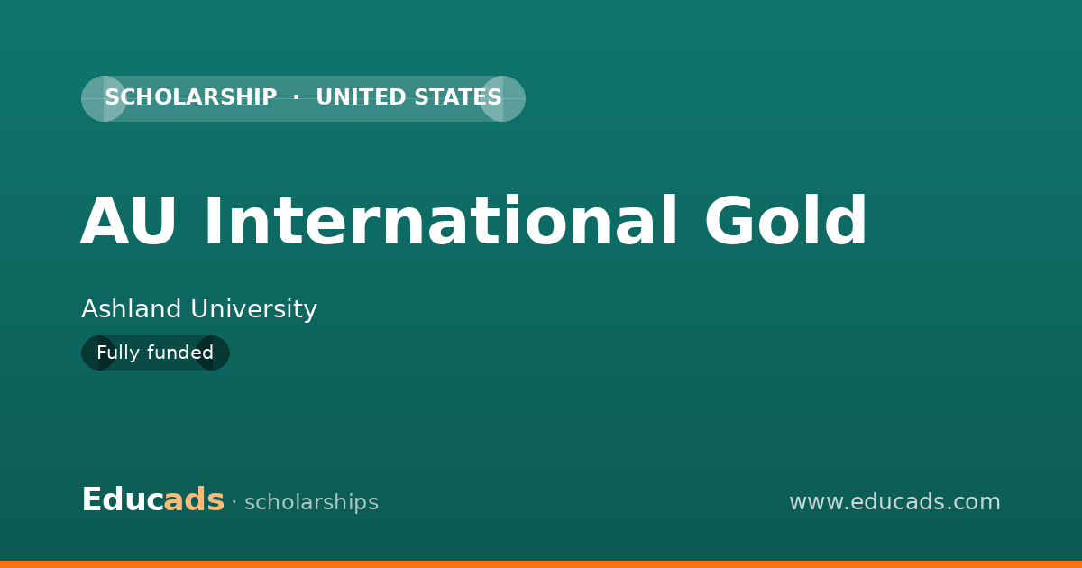 AU International Gold scholarship