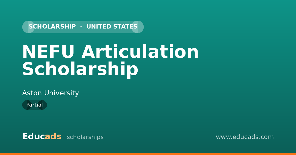 NEFU Articulation Scholarship scholarship