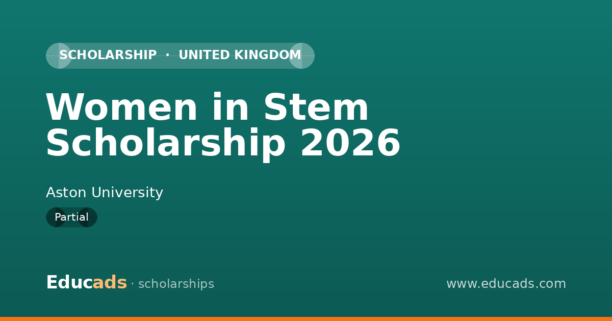 Women in Stem Scholarship 2026 scholarship