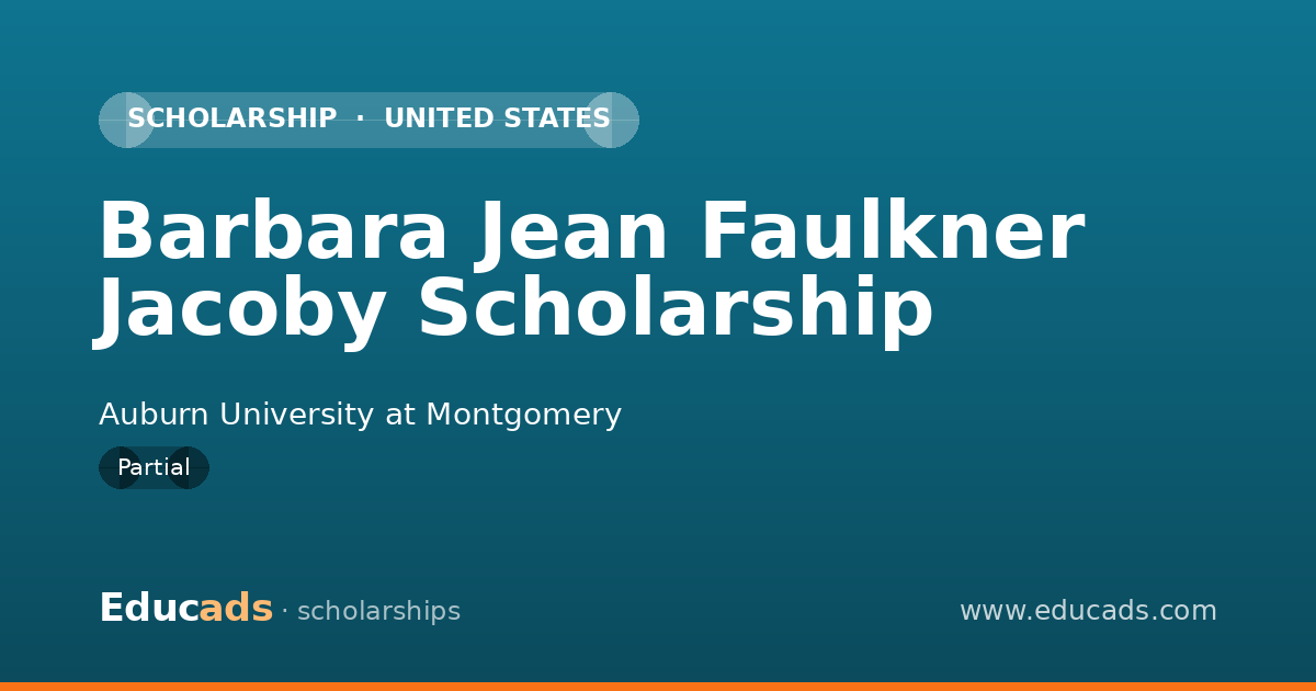 Barbara Jean Faulkner Jacoby Scholarship scholarship