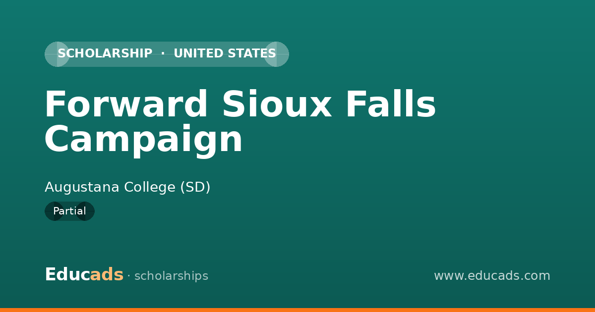 Forward Sioux Falls Campaign scholarship