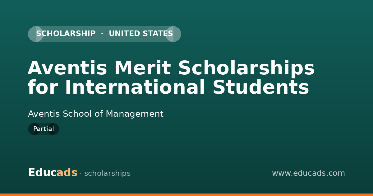 Aventis Merit Scholarships for International Students scholarship