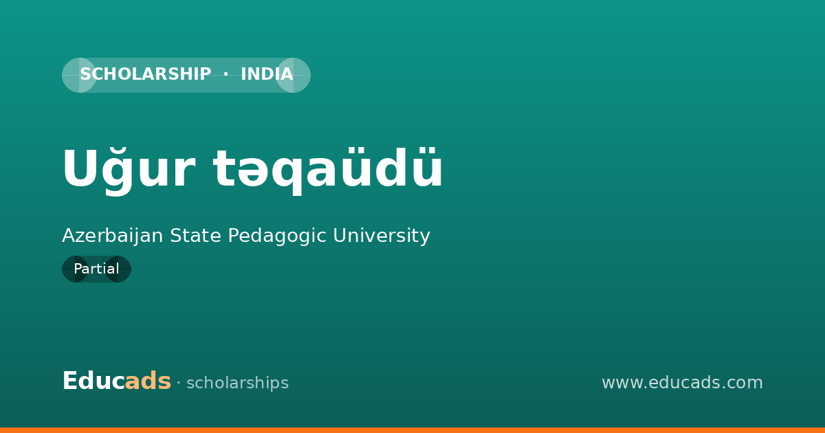 Uğur təqaüdü scholarship