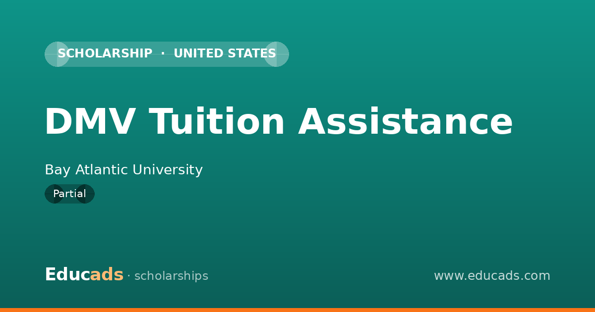 DMV Tuition Assistance scholarship
