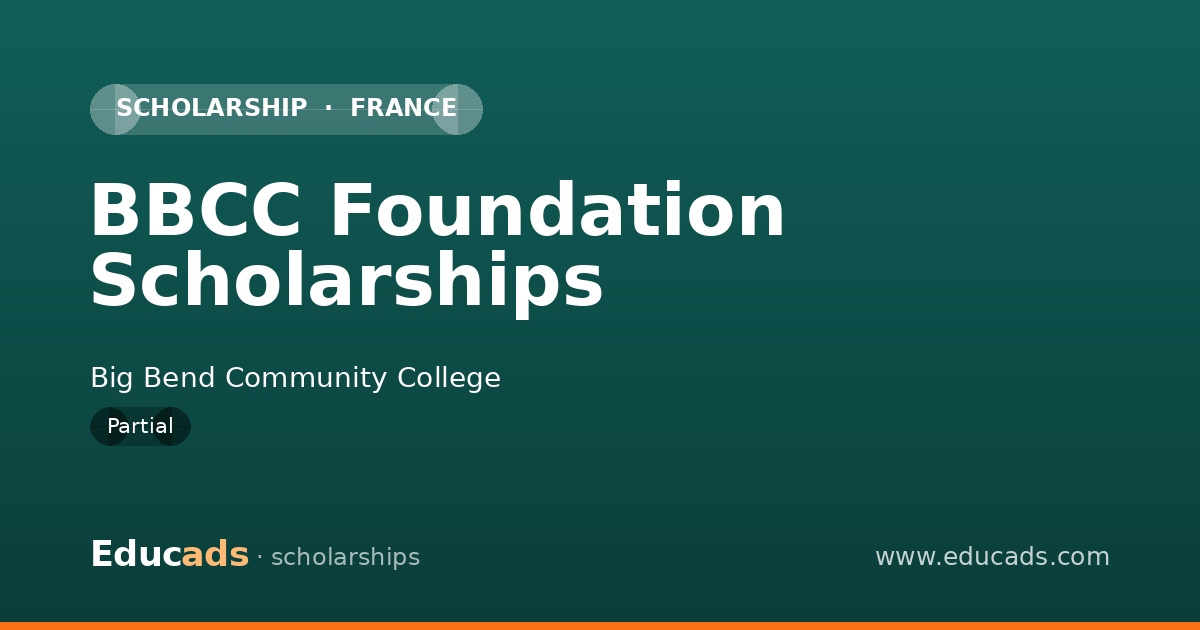 BBCC Foundation Scholarships scholarship