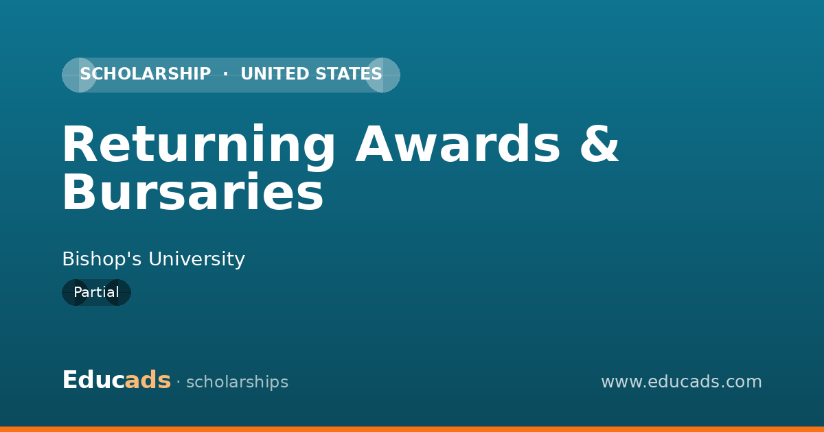 Returning Awards & Bursaries scholarship