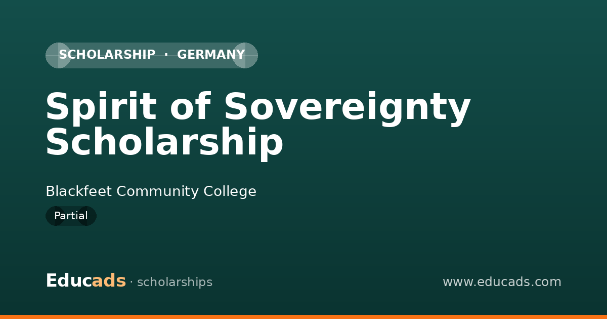 Spirit of Sovereignty Scholarship scholarship