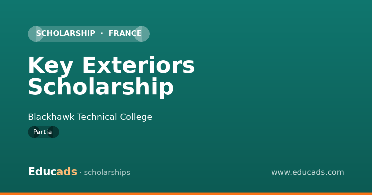 Key Exteriors Scholarship scholarship