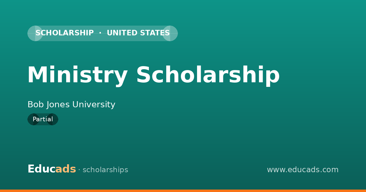 Ministry Scholarship scholarship